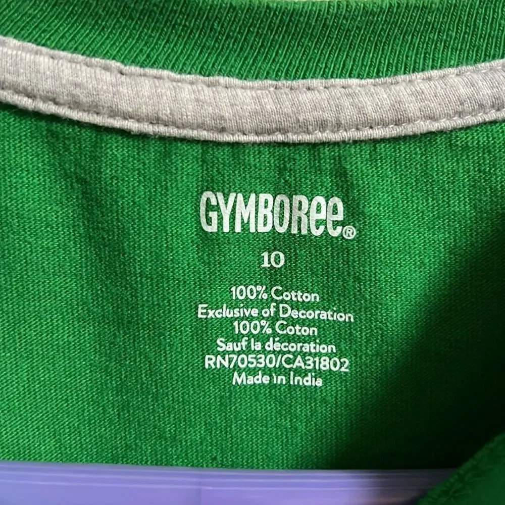 Gymboree size 10 green My Lucky Shirt youth boys shirt. St Patrick’s Day shirt.